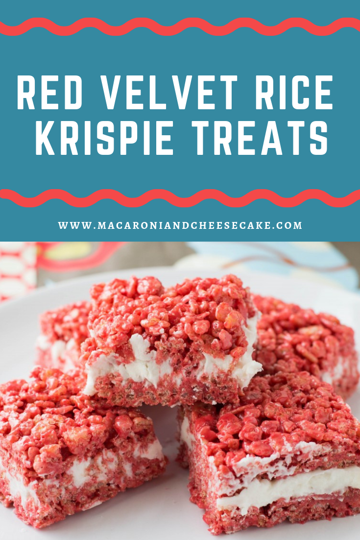 Red Velvet Rice Krispie Treats – Macaroni and Cheesecake