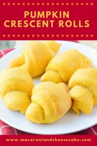 Pumpkin Crescent Rolls